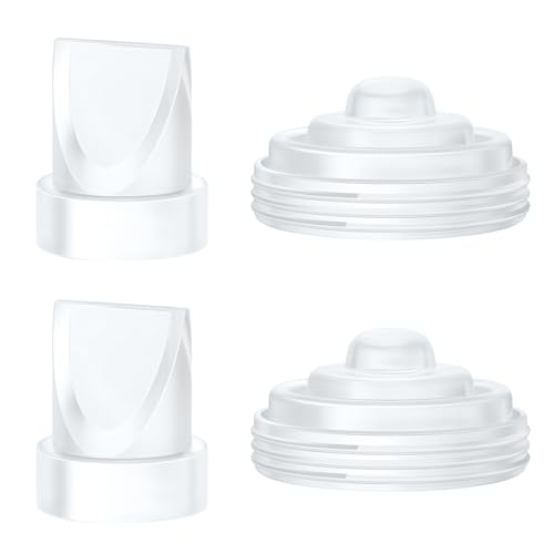 Image of 2PCS Duckbill Valves & 2PCS Diaphragm Compatible with Momcozy M5 Wearable Breast Pump, Replacement Pump Parts Accessories Compatible for M5 Momcozy, Not Original Mom Cozy Accessories