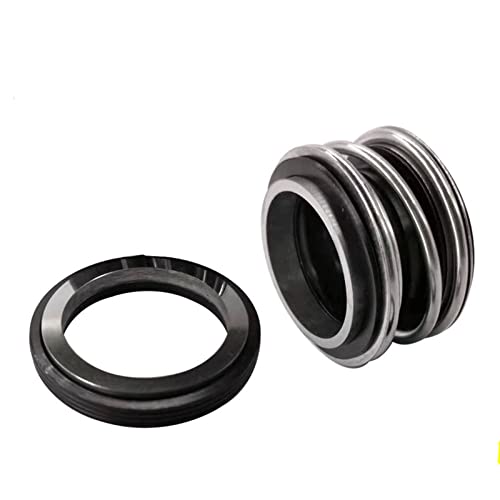 CHULKJFX Sello mecánico de Eje de Resorte Simple for Bomba de Agua, Serie WC-WC-NBR MB1 MG1/109, Compatible con 16, 18, 20, 22, 24 y 25-80 mm(80mm)