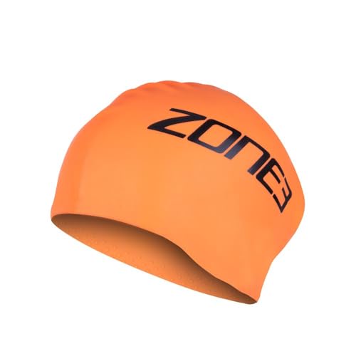 ZONE3 Large Silicone Swim Cap - Designed For Long Hair, Anti-tear, Comfortable, 48g