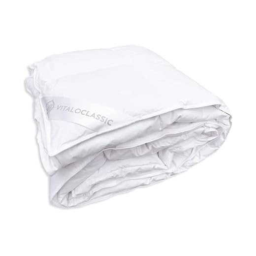 VitaloBett Winter Down Duvet Warm Down Duvet 2100 g, 100% Canadian Down Blanket, Quilt Heat Class 4, Sleeping Blanket Winter Duvet 240 x 220 cm