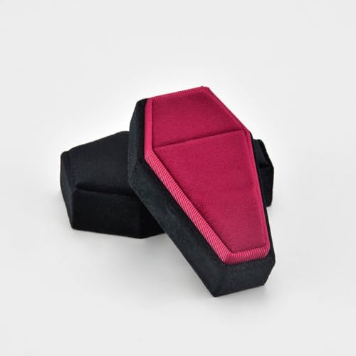 Boîte à bagues en velours faite à la main pour collectionneurs - 6