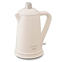 アイリスオーヤマ 電気ケトル ricopa アイボリー IKE-R800-C Amazon | アイリスオーヤマ 電気ケトル レトロデザインタイプ 800ml 空