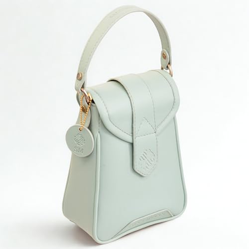Image of SACCI MUCCI Women's Small Handbag /Cross-Body Phone Bag - Stylish PU Leather Mobile Purse with Adjustable Strap