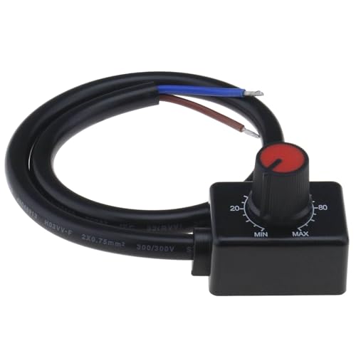 ECSiNG Mini Contrôleur de Variateur à Bouton DC 0-10V Interrupteur Rotatif ON/Off Gradation PWM pour Pilotes LED à Intensité Variable Éclairage de Piste...