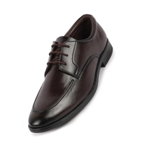 Image of FAUSTO Men's Formal Office Comfort Lace-Up Derby Shoes