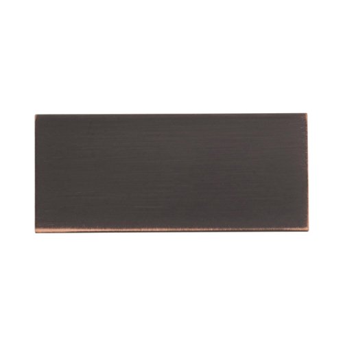 Image of Amerock | Cabinet Pull | Oil Rubbed Bronze | 3 inch (76 mm) Center to Center | Edge Pull | 1 Pack | Drawer Pull | Drawer Handle | Cabinet Hardware