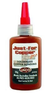 Highside Chemicals Just For Copper 5-3/8 in. L x 8-1/2 in. W Copper and Brass Bonding Kit 2 pc.