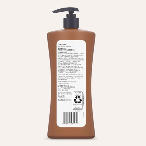 Image of Amazon Essentials Cocoa Butter Body Lotion, Lightly Scented, 20.3 Fl Oz, Pack of 1 (Previously Amazon Basics)