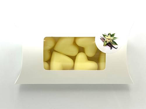 Fondants Perfumado para Quemador, Vela de calentamiento plano, bolsa de regalo de 115 g, cera orgánica, productos naturales, fragancia de GRASSE, producto fabricado en Francia. (Vainilla)