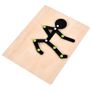 Dementisspellen voor senioren, spelletjes voor senioren, met dementie, match man, Posable Match spel met 24 bijpassende dubbelzijdige kaarten, interactieve gladde houten spellen voor volwassenen, incl