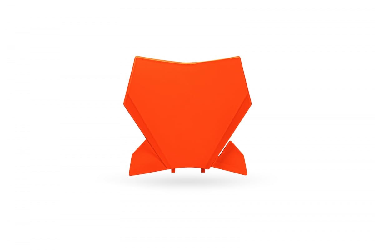 Ufo Plast Portanumero Anteriore Arancio Fluoro Ktm SX-F 450 2023-2024 - 4