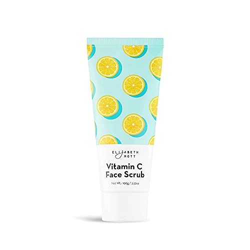 Vegan and Cruelty-Free Brightening Vitamin C Face Scrub - Heat Activated, Pore Cleansing, Exfoliating Formula to Buff, Smooth, and Exfoliate Skin by Elizabeth Mott