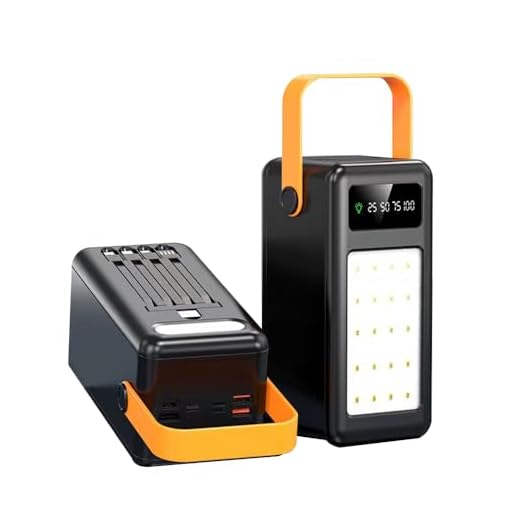 Banco de potência de alta capacidade de 80000mAh para acampamento ao ar livre Carregador portátil com bateria externa de 8 saídas e 3 entradas com display LED para telefone(Size:40000 mAh,Color:Preto)