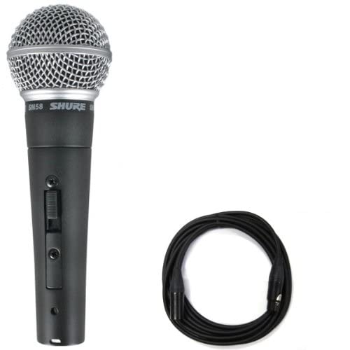 美品◎SHURE SM58SE ボーカルマイク コード付き。試し使用のみ。 Amazon | 【CANAREマイクケーブル付7点セット】SHURE/シュア SM58SE