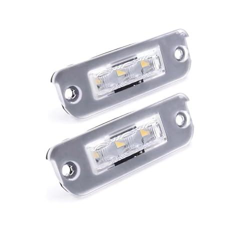 Luz placa matrícula LED Benz W163 W251 X164 soluciona iluminación tenue trasera