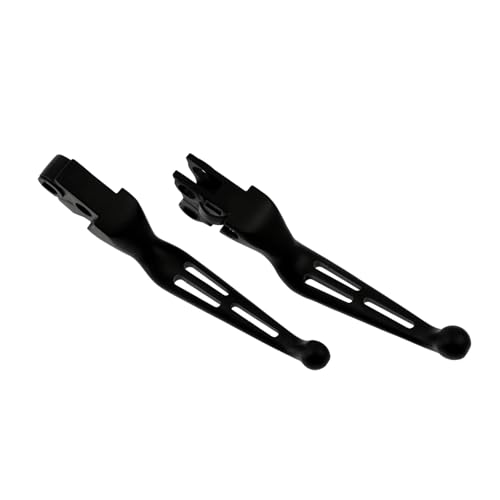 Leviers de frein et d'embrayage moto finition noire supérieure pour Harley Touring et Softail