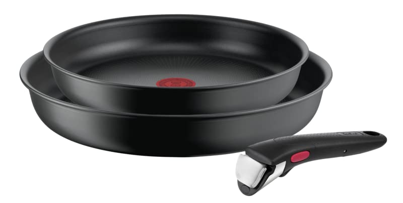 TEFAL Ingenio Ultimate L7649253 - Juego de sartenes (24 – 28 cm), revestimiento...