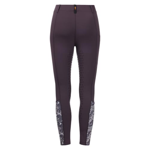 Image of Kerrits Kids Thermo Tech Full Leg Horse Riding Tights | Insulated Lightweight Fleece, Equestrian Legging, Silicone Grip, Pocket