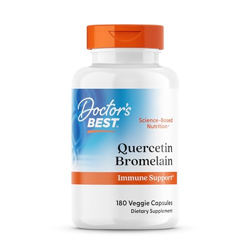Doctor's Best Quercetin Bromelain, Immunity Support Capsule, Heart, Joint &
