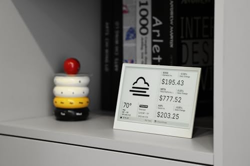 Image of reTerminal E1001 7.5″ Monochrome ePaper Display, ESP32-S3 IoT Terminal with 3-Month Battery Life, SenseCraft No-Code HMI, WiFi & BLE, SD Card Support