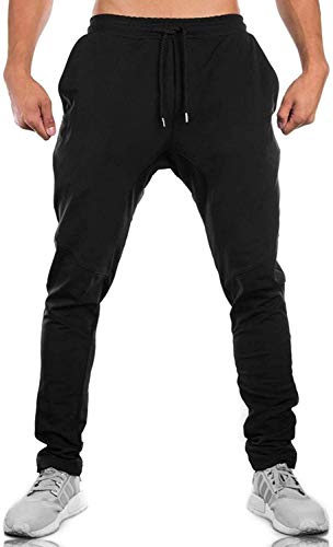 SHANLIANG メンズトレーニングパンツ 02-ブラック