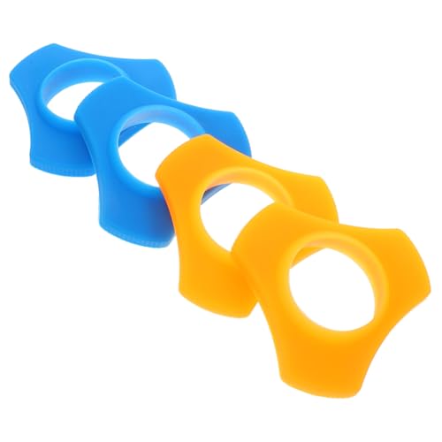 Milisten Juego De 4 Piezas Anillo deslizante de micrófono accesorios para micrófono anillo antideslizante micrófono suministro de micrófono anillo de micrófono de goma gel de sílice