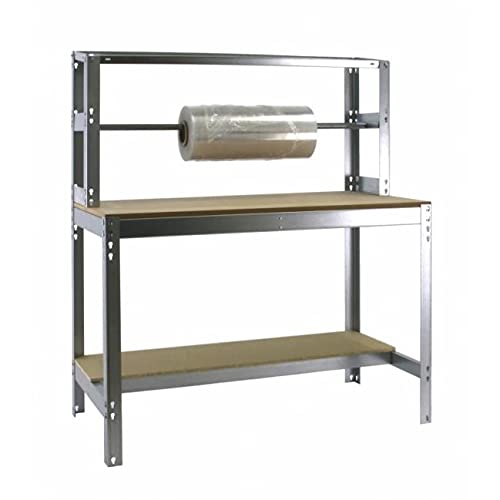 Banco de trabajo BT4 galva/madera 144,5x91x76cm