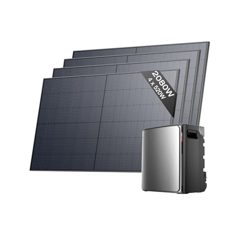 ECOFLOW STREAM Pro 1,92kWh Balkonkraftwerk mit Speicher 0% VAT, 2300W Solareingang, 2300W Dual AC-Anschlüsse, 11,52kWh Kapazität, Plug&Play, Kleine Verpackungsmängel,Produkt unbenutzt(Generalüberholt)