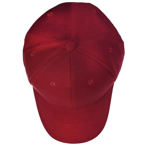 Image of Falari Wholesale Bulk Lot 12-Pack Baseball Cap Adjustable Size Plain Blank Solid Color