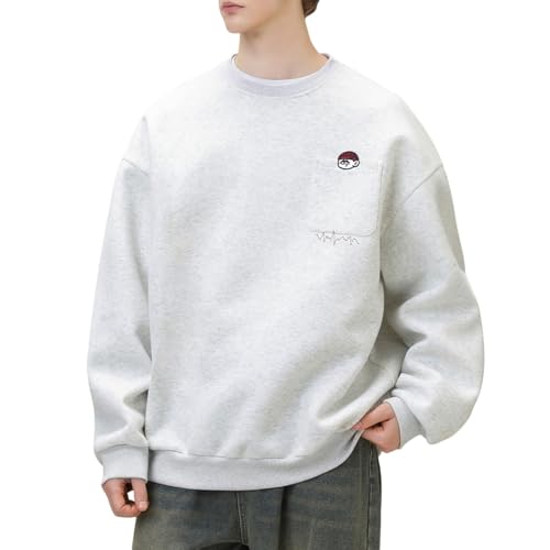 Pull en maille col V oversize pour homme qui recherche confort et chaleur