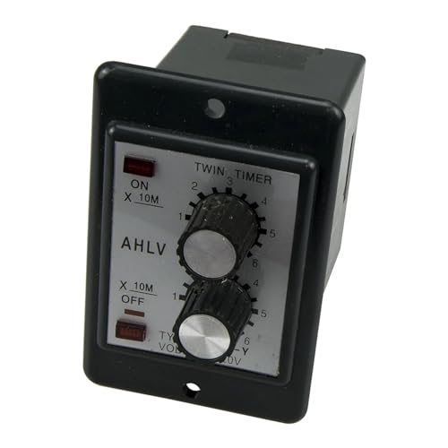 Relé temporizador SPDT ATDV-Y CA 220V con base de ciclo doble ajustable
