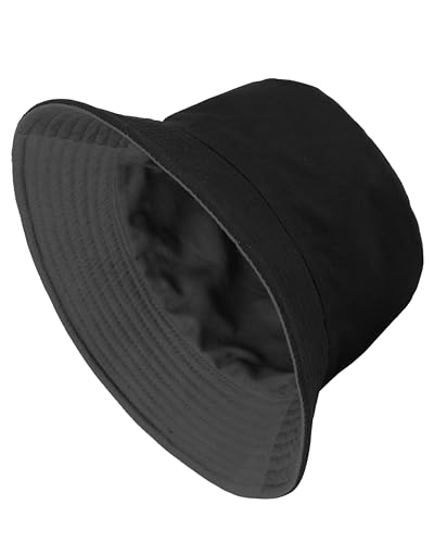 Image of Gelante Reversible Bucket Hat for Men and Women - Cotton, Outdoor Sun Protection Bucket Hats.