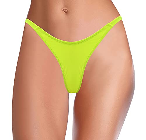 SHEKINI Femme Maillot de Bain Bikini Brésilien Bas de Bikini Thong Swim Trunks Taille Basse String...