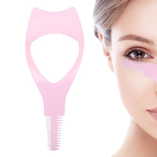 Herramienta aplicadora de rímel – Herramientas de pestañas 3 en 1 Protector aplicador de máscara, aplicador de máscara superior e inferior, protector de pestañas, herramienta de maquillaje de ojos
