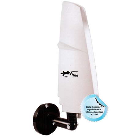Venus Antenna TV 20 dB - Antenna TV (Bianco, 20 dB, UHF, VHF, 142 x 62 x 290 mm, AC 230 V, 50 Hz, 100 mA, DC 12 V, 75 Ohm)