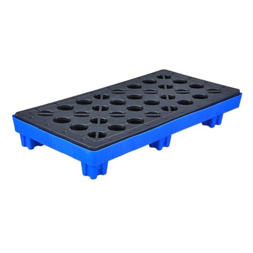 Palette de confinement premium en plastique robuste 120x60 cm anti-fuite