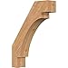 Ekena Millwork BRC06X22X30MRC00SWR 5 1/2"W x 22"D x 30"H Merced Smooth Knee Brace, Western Red Cedar
