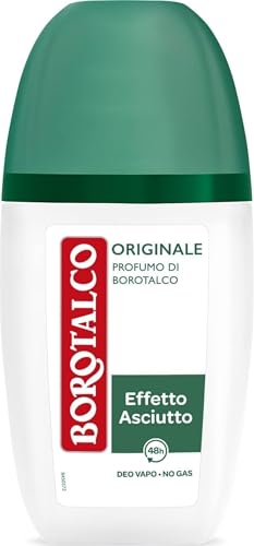 Borotalco, Deodorante Vapo Originale, Formula Senza Alcool con Talco a Cristalli Attivi, Tripla Protezione Asciutta, Profumo di Borotalco - Formato da 75 ml