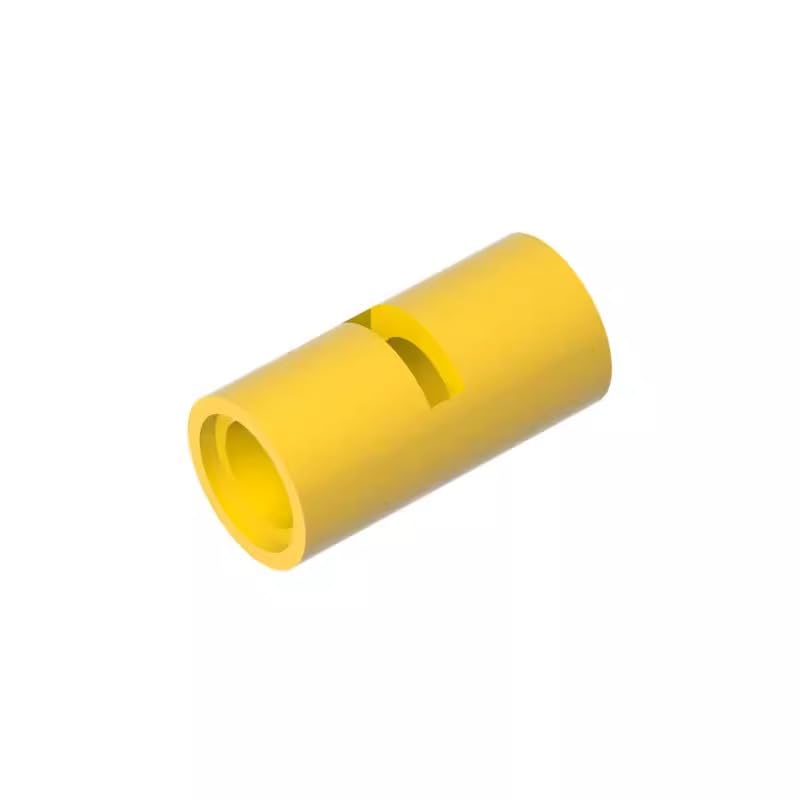 Gobricks GDS-887 Technic Pin Connector Round (Slotted) 50PCS Compatible with Lego Toy 62462 29219 DIY Parts and MOC Components for Major Brick Brands Color:Yellow — image 1