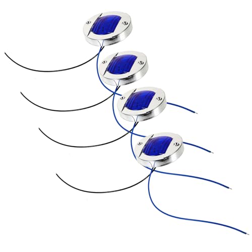 Unomor 4Pcs Truck Trailer Side Marker Lights Signal Lamps for Trailers Boats and Utility Vehicles Durable LED Lighting Kit