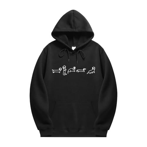 Genérico Sudadera Mujer Anchas Largas Mom Hoodie Mom Funny Pullover Hoodie Mom Hoodie For Women 2024 New Chaqueta Termica Mujer XXL (Black, XL)