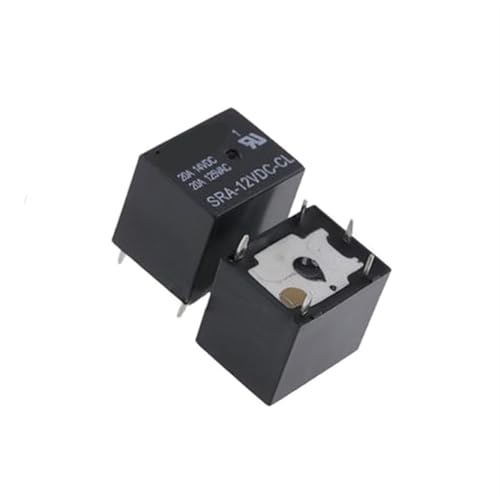 Relais SRA-12VDC-CL haute capacité 20A 12VDC avec boîtier étanche 5PIN, pack de 40