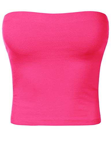 Image of Women's Shapewear Tube Tops Strapless Ruched Built-in Shelf Bra Casual