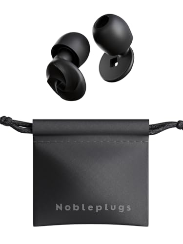 Nobleplugs Gehörschutz in ear - zertifizierte Ohrstöpsel zum Schlafen und gegen jegliche Umgebungsgeräusche - Druckausgleich 