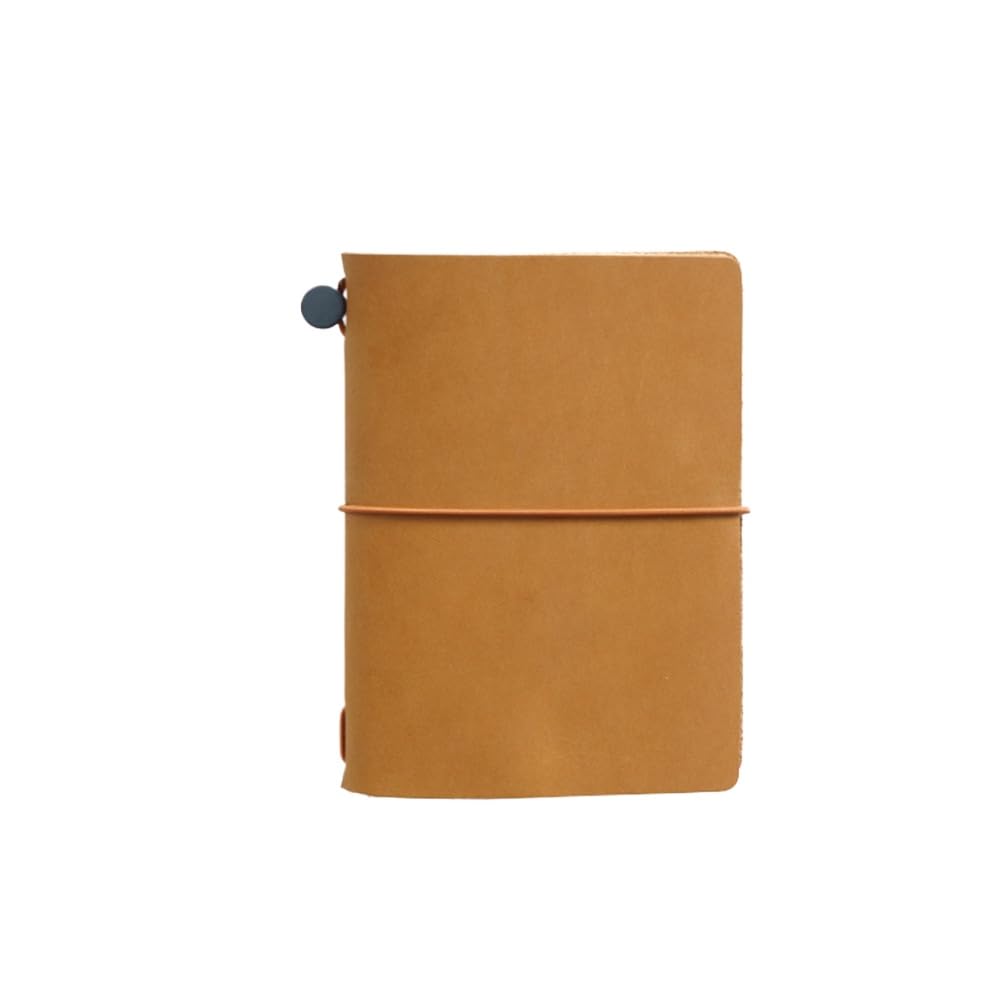 OGXN Traveler's Notebook Passport Size Retro Cowhide Oil Leather Diary