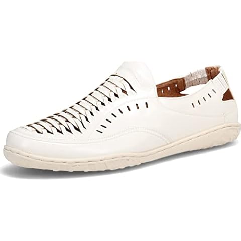 Stacy Adams Men's Ibiza Woven Slip-On Loafer, White, 12 UK Cover
