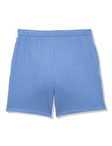 Image of BOSS Men's Waffle Contrast Logo Lounge Shorts