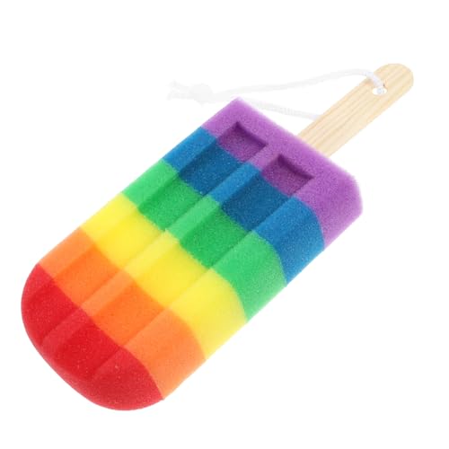 KESYOO アイスクリーム型シャワースポンジ ボディスクラバー 入浴用スポンジ 軽量 携帯便利 出張 旅行に 女性 子供用バスグッズ