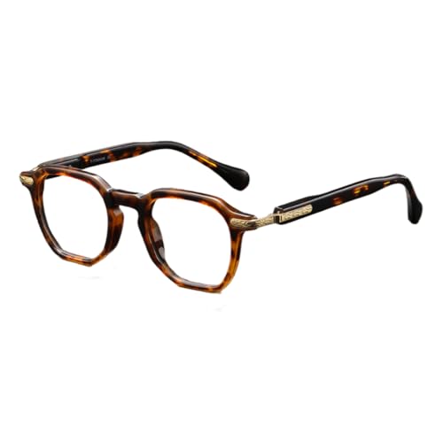 Lunettes titane et acétate écaille dorée, l'élégance vintage haut de gamme