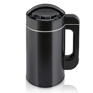 Nut Milk Maker Machine • 40oz • Make Delicious and Healthy Plant Milks In Minutes With Press Of A Button • Oat, Almond, Soy, Coconut, Cashew, Macadamia, Hemp and more • 6-in-1 Multi-Functional (also